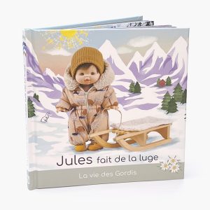 Livre la Vie des Godies / Jules fait de la luge