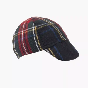 Casquette à carreaux Tartan marine