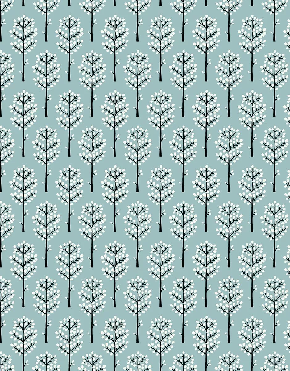 Doudoune sans manches Bernard Arbres enneigés – Image 2