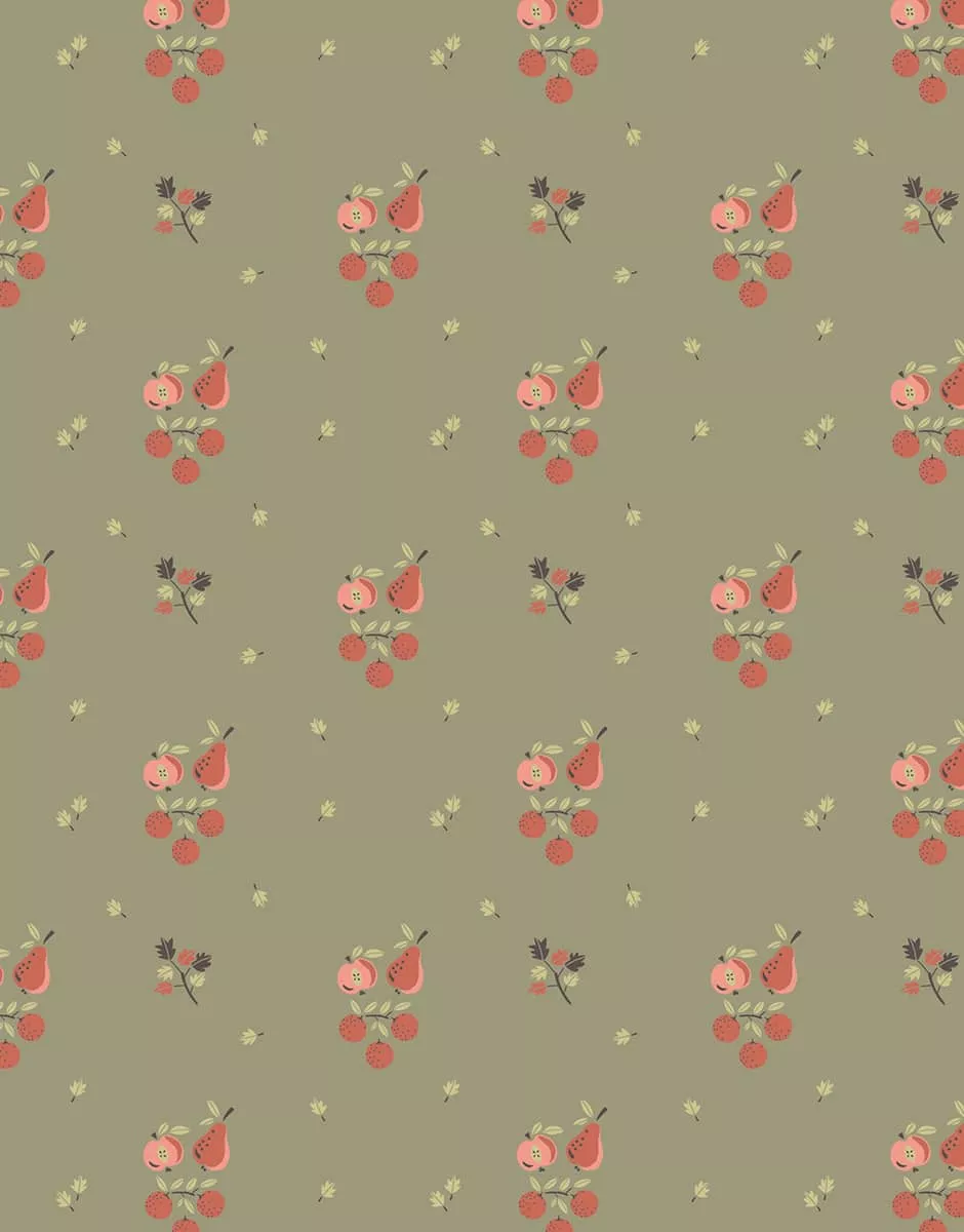 *Poussette poupée Fruits de saison sur châssis noir – Image 2