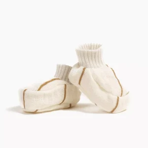 Babies – Chaussons en gaze de coton carreaux Aldo
