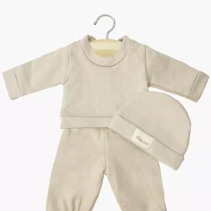 Bambinis – Ensemble Liam en molleton lin et son bonnet