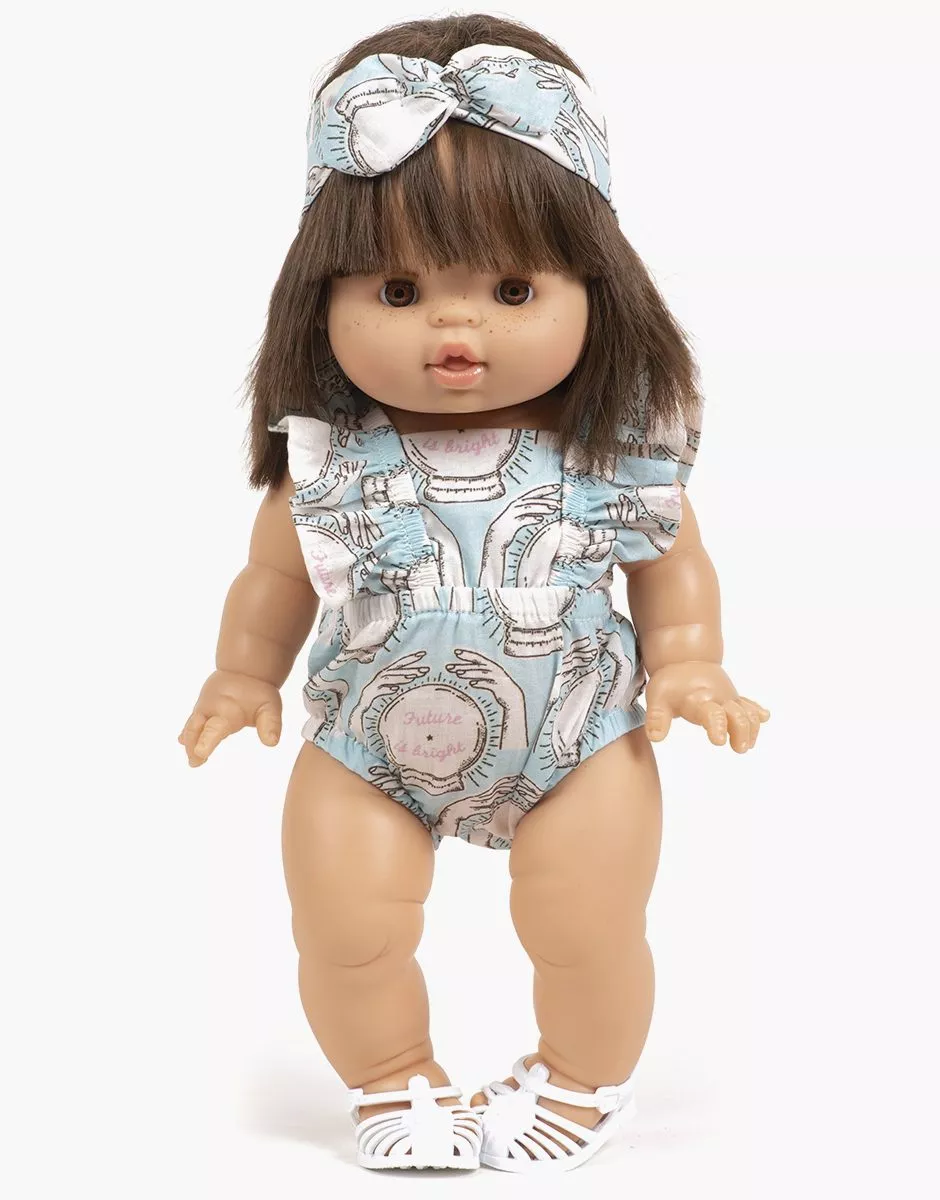 Headband à noeud rond en coton Future is bright – Image 2