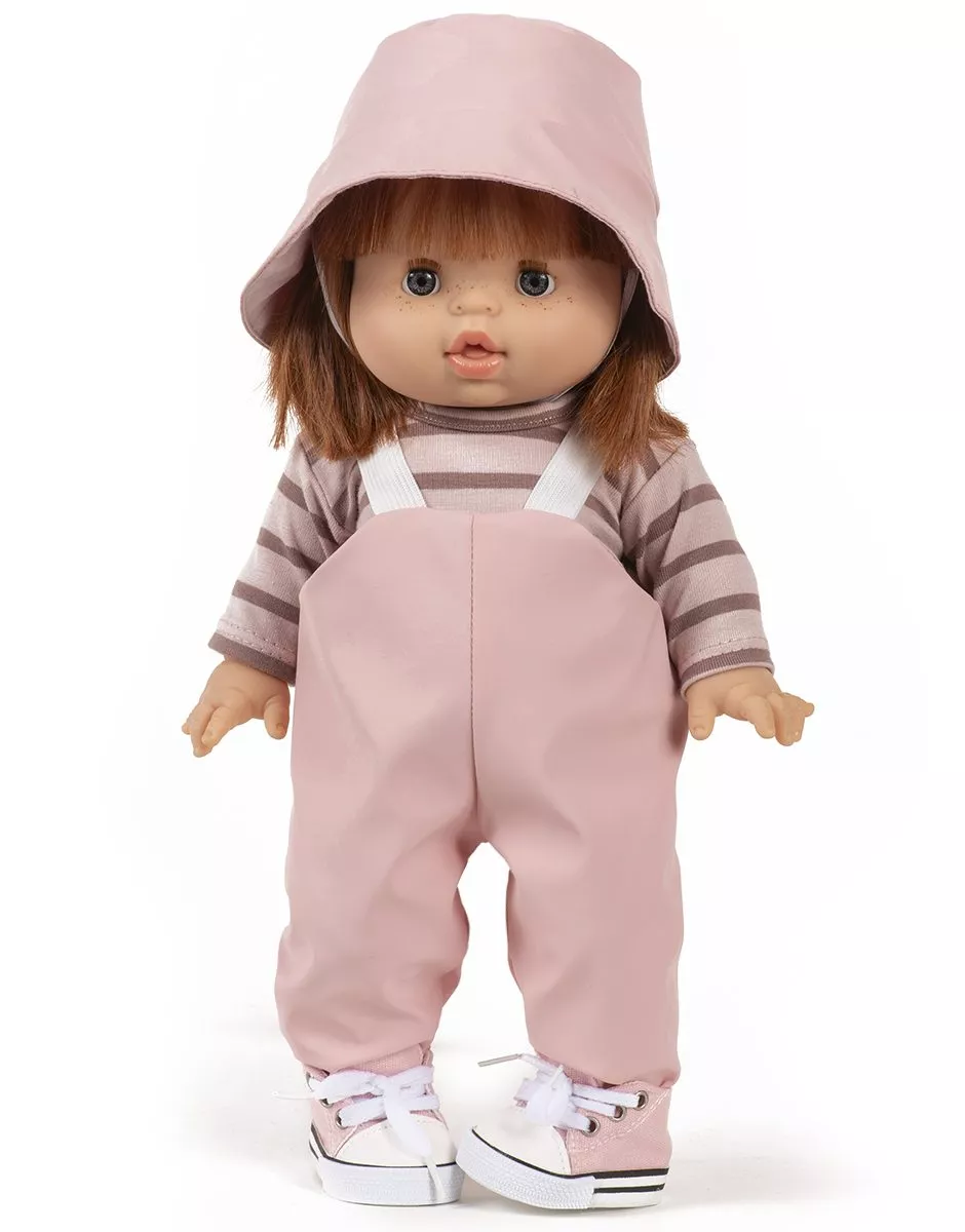 Chapeau de pluie en enduit rose – Image 5