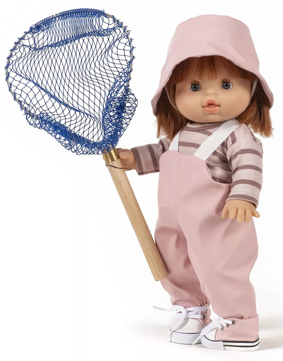 Chapeau de pluie en enduit rose – Image 2