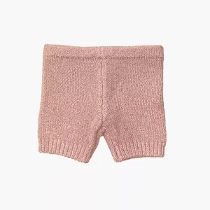 Shorty Louisa en tricot rose orchidée