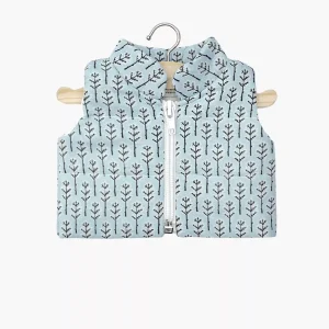 Doudoune sans manches Bernard Arbres enneigés