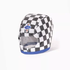 Minikane X Delage – Casque Xavier damier noir et blanc