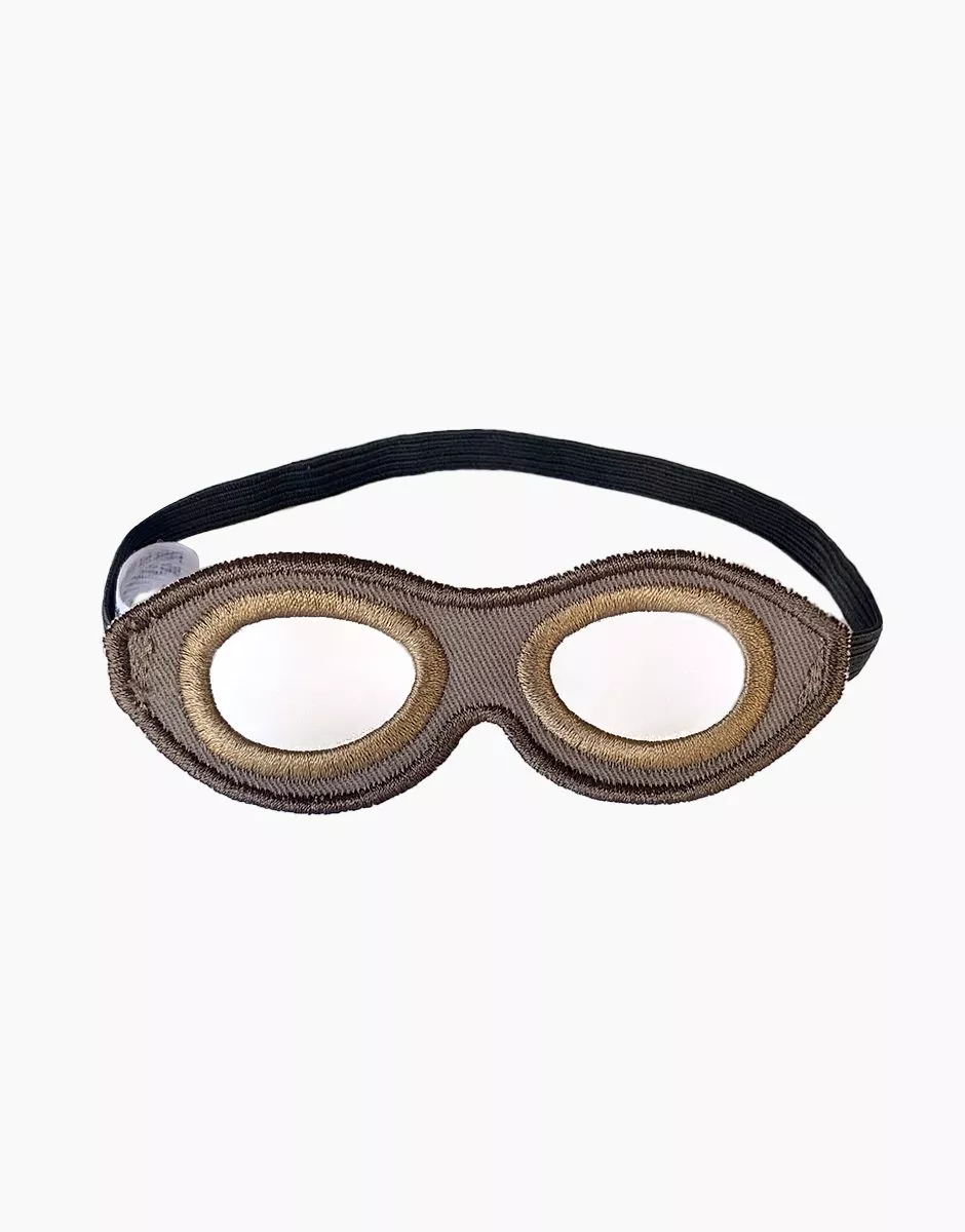 Minikane X Delage – Lunettes Renée en gabardine taupe