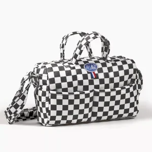 Minikane X Delage – Sac à langer damier noir et blanc