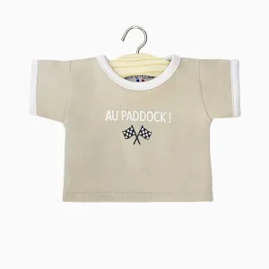 Minikane X Delage – T-shirt Philippe en jersey lin « AU PADDOCK! »