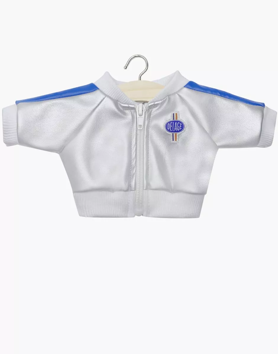 Minikane X Delage – Bombers Benoit simili cuir silver