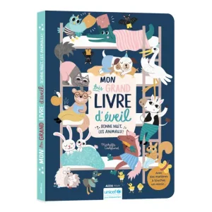 MON TRES GRAND LIVRE D&rsquo;EVEIL – BONNE NUIT LES ANIMAUX
