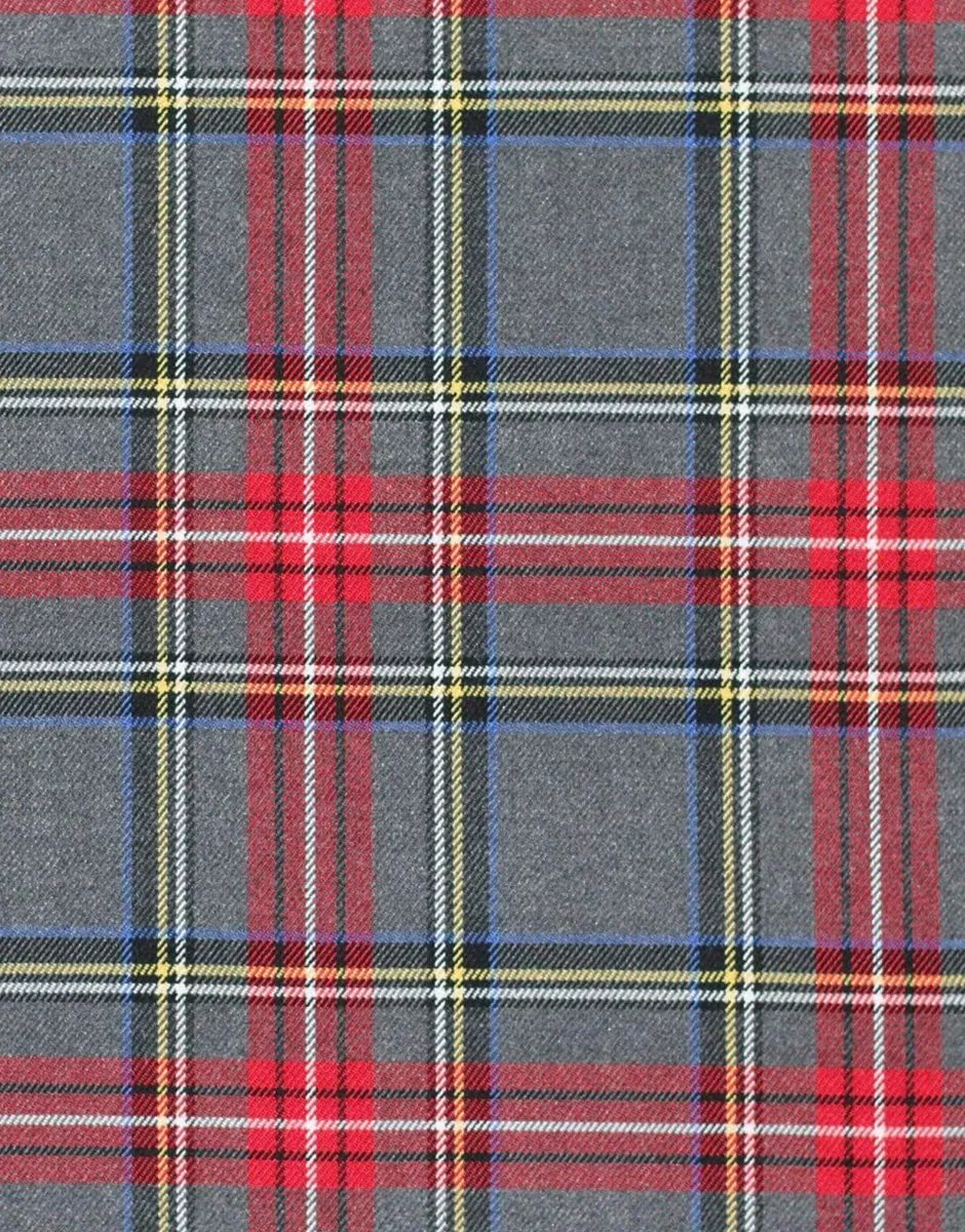 Sac à dos Théo pour poupée à carreaux Tartan gris – Image 5