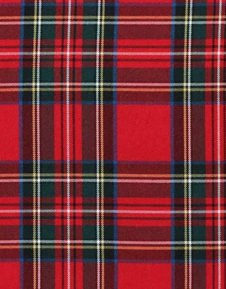 Poussette poupée à volants Christmas à carreaux Tartan rouge sur châssis noir – Image 2