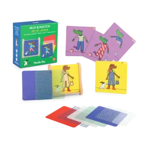 Jeu de logique mix and match , Les loufoques Moulin Roty