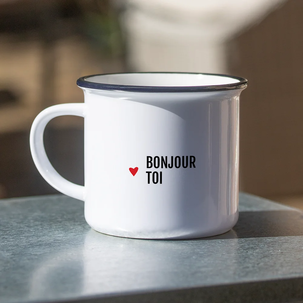 Mugs « Bonjour/Salut » (4 modèles), Bibiche fait son cirque – Image 3