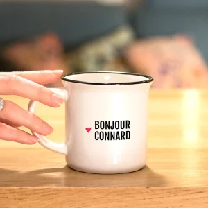 Mugs « Bonjour/Salut » (4 modèles), Bibiche fait son cirque