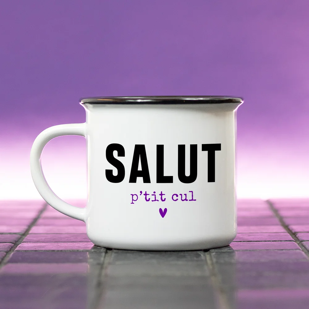 Mugs « Bonjour/Salut » (4 modèles), Bibiche fait son cirque – Image 2