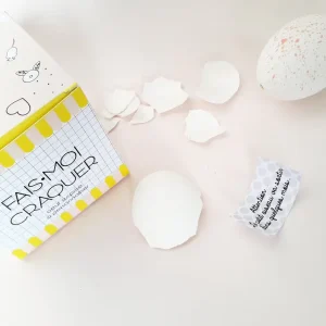 Oeuf surprise message à craquer