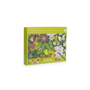 Peintures au numéro Le botaniste Le jardin du Moulin, Moulin Roty