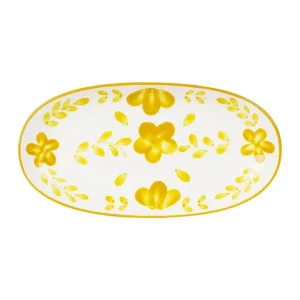Plat Ovale Bellagio Jaune – SEMA