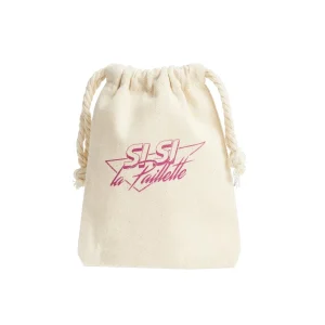 Pochon coton bio Si si la paillette