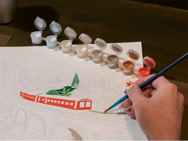 Peinture au Numéro Sri Lanka, La Petite Epicerie – Image 3