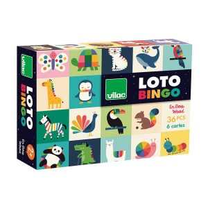 Loto en bois, Animaux arc-en-ciel – Andy Westface