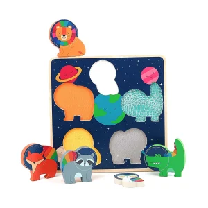 Puzzle Tactile Espace, VILAC