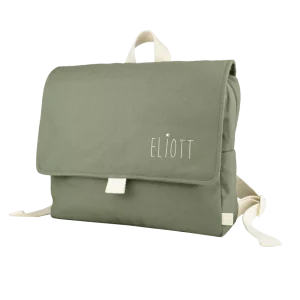 Le cartable maternelle olive- Petit Picotin