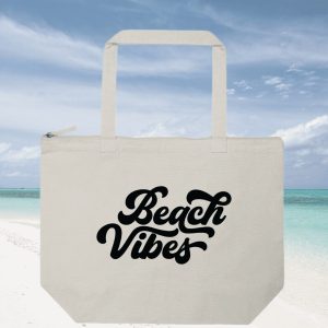Tote bag sac personnalisé – Beach Vibes