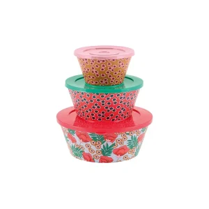 Saladiers (set de 3 + couvercles) Japon, DLP