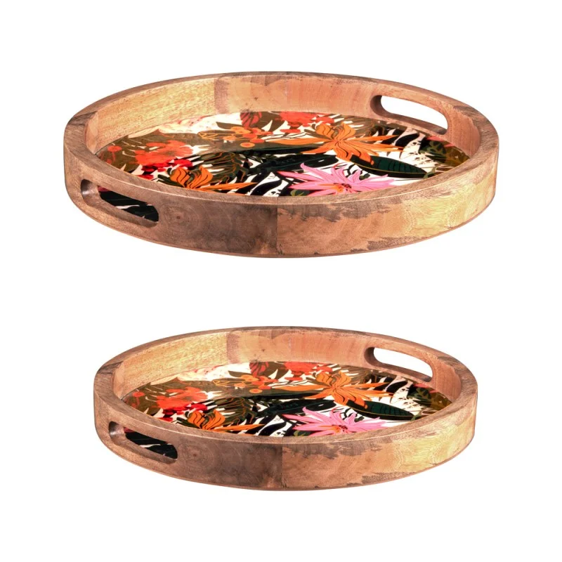 Plateaux ronds Taiana (2 Tailles), BASTIDE