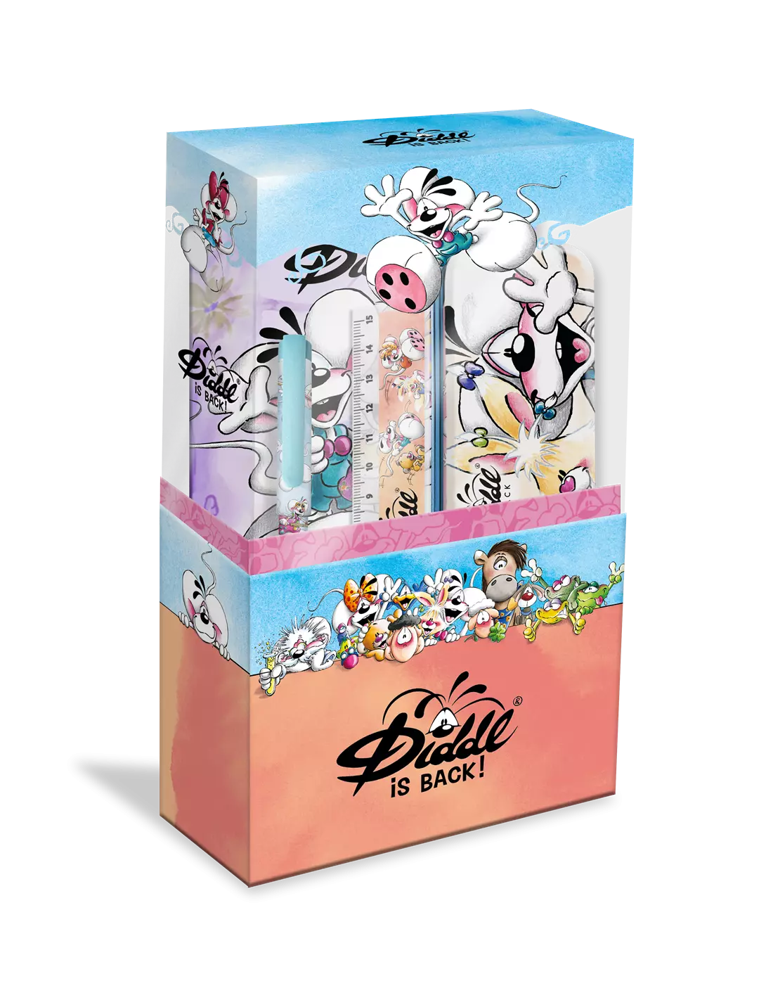 Set Écriture A6 Diddl – Le plaisir d’écrire en petit format et en grand style !