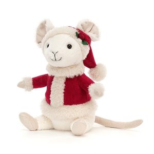 Souris avec bonnet de Noël