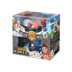 Coffret Karts Télécommandés Course & Bataille (x2), Buki