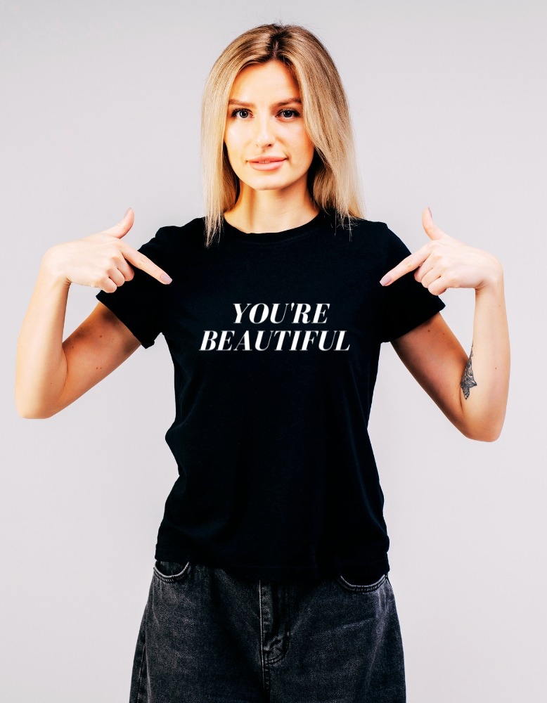 T-Shirt Femme You’re Beautiful – Image 2