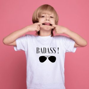 T-shirt personnalisé garçon – Badass