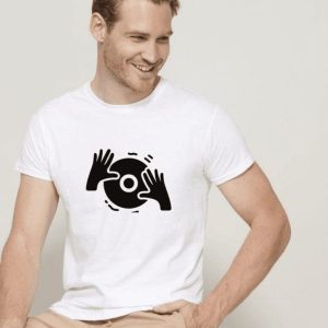 T-shirt-personnalisé DJ main