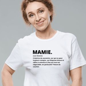T-shirt définition de mamie