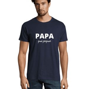 T-shirt personnalisé papa qui pique