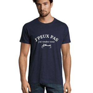 t-shirt personnalisé j&rsquo;peux pas j&rsquo;ai rendez-vous moto