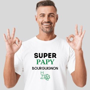 T-shirt super papy Bourguignon