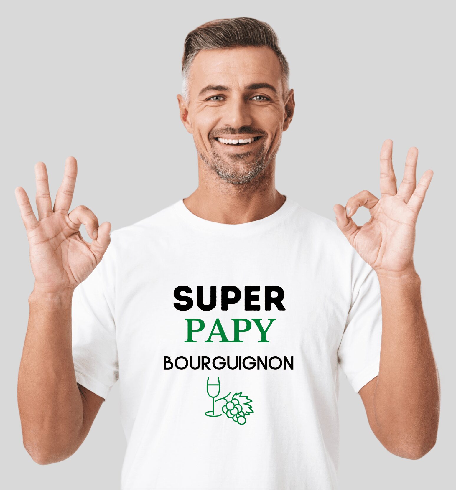 T-shirt super papy Bourguignon