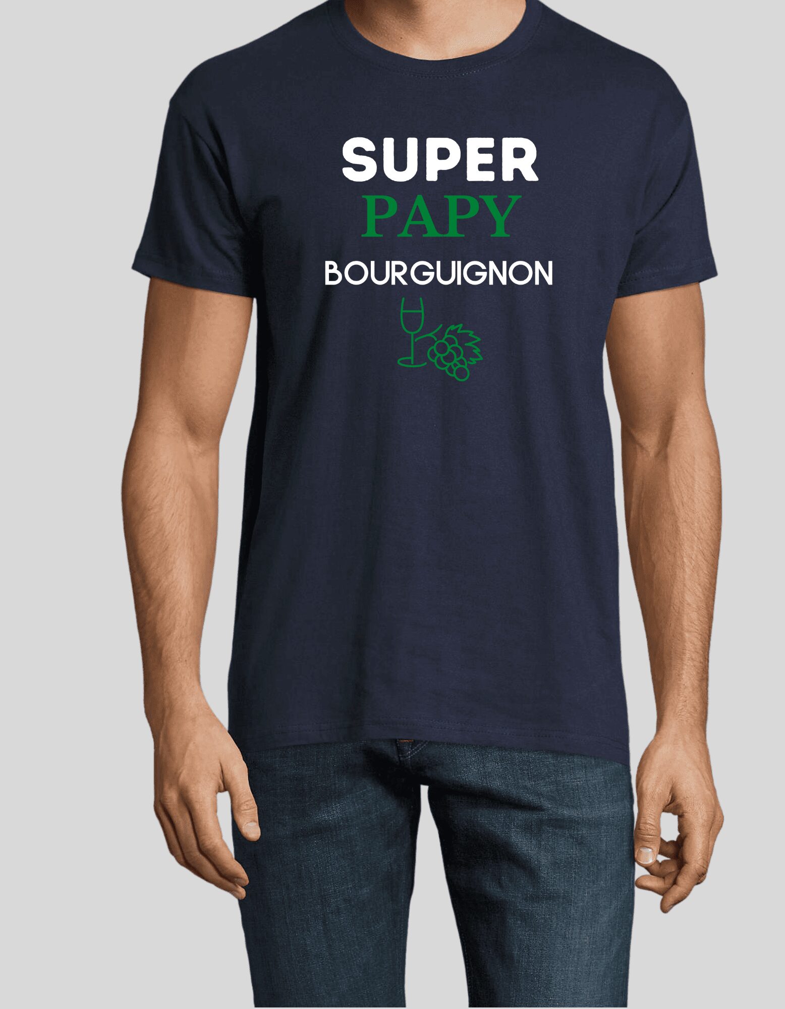 T-shirt super papy Bourguignon – Image 2