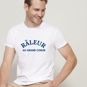 T-shirt-personnalisé Râleur au grand cœur