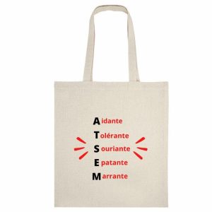 Tote bag personnalisé – ATSEM