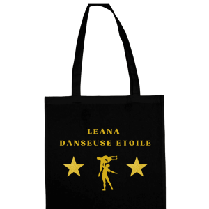 Tote bag sac personnalisé enfant – Danseuse étoile