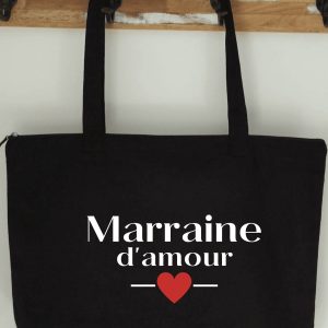 Sac fourre-tout marraine d’amour